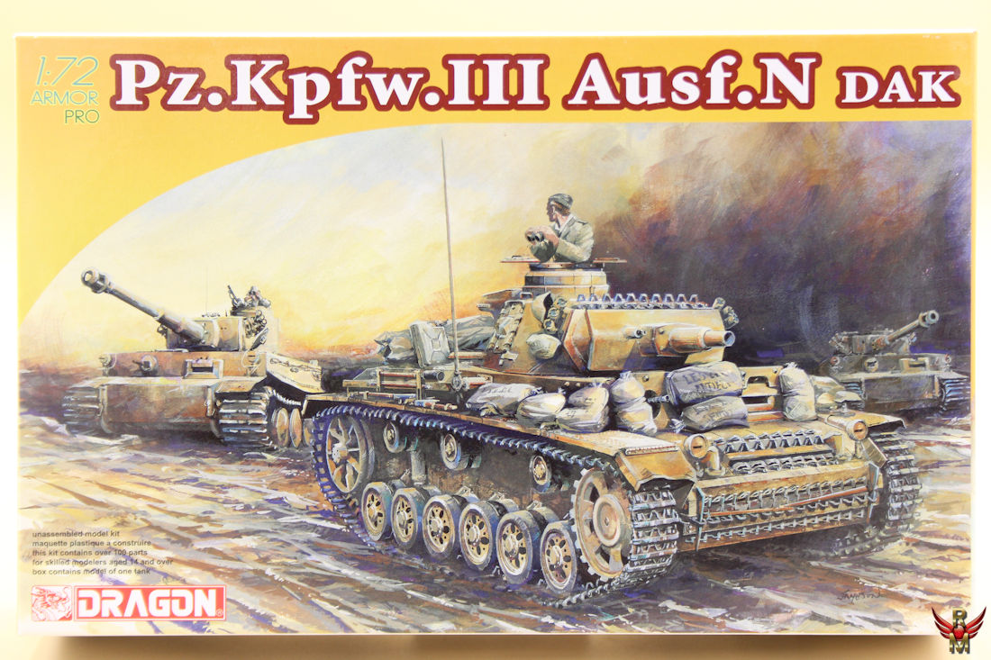 Dragon 1/72 Pz Kpfw III Ausf N DAK