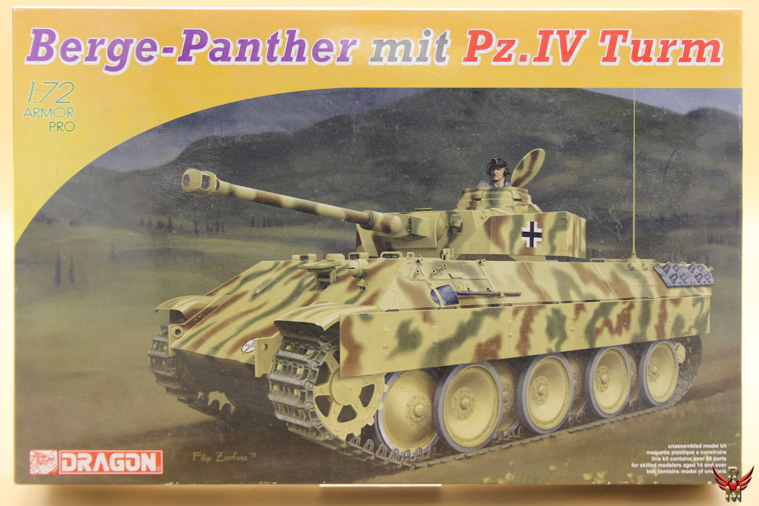 Dragon 1/72 Berge-Panther mit Pz IV Turm
