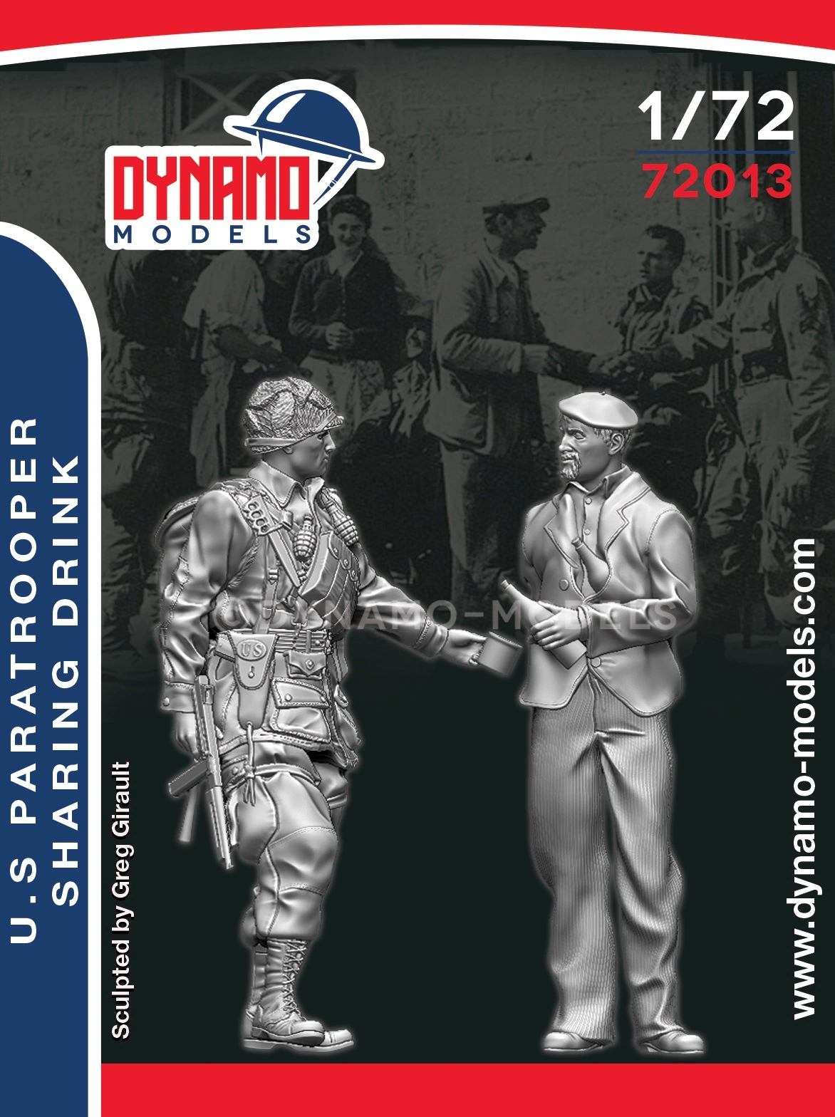 Dynamo Models 1/72 US Paratrooper sharing a drink