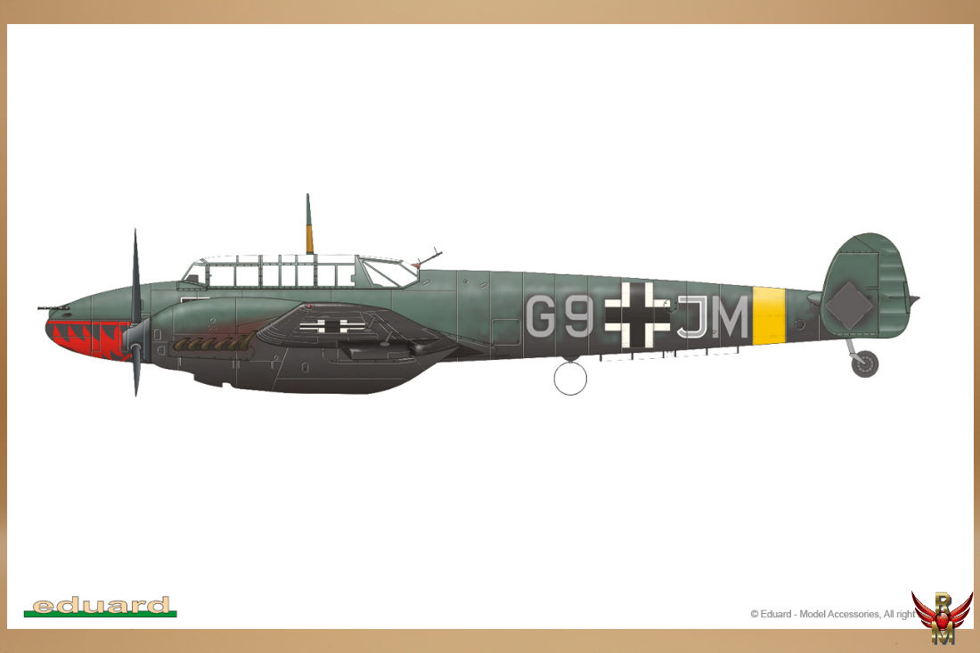 Eduard 1/72 Bf 110E ProfiPack