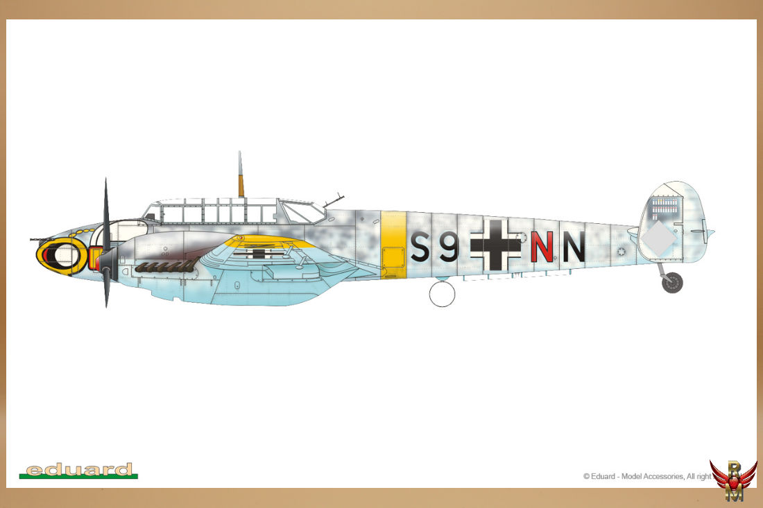 Eduard 1/72 Bf 110E ProfiPack