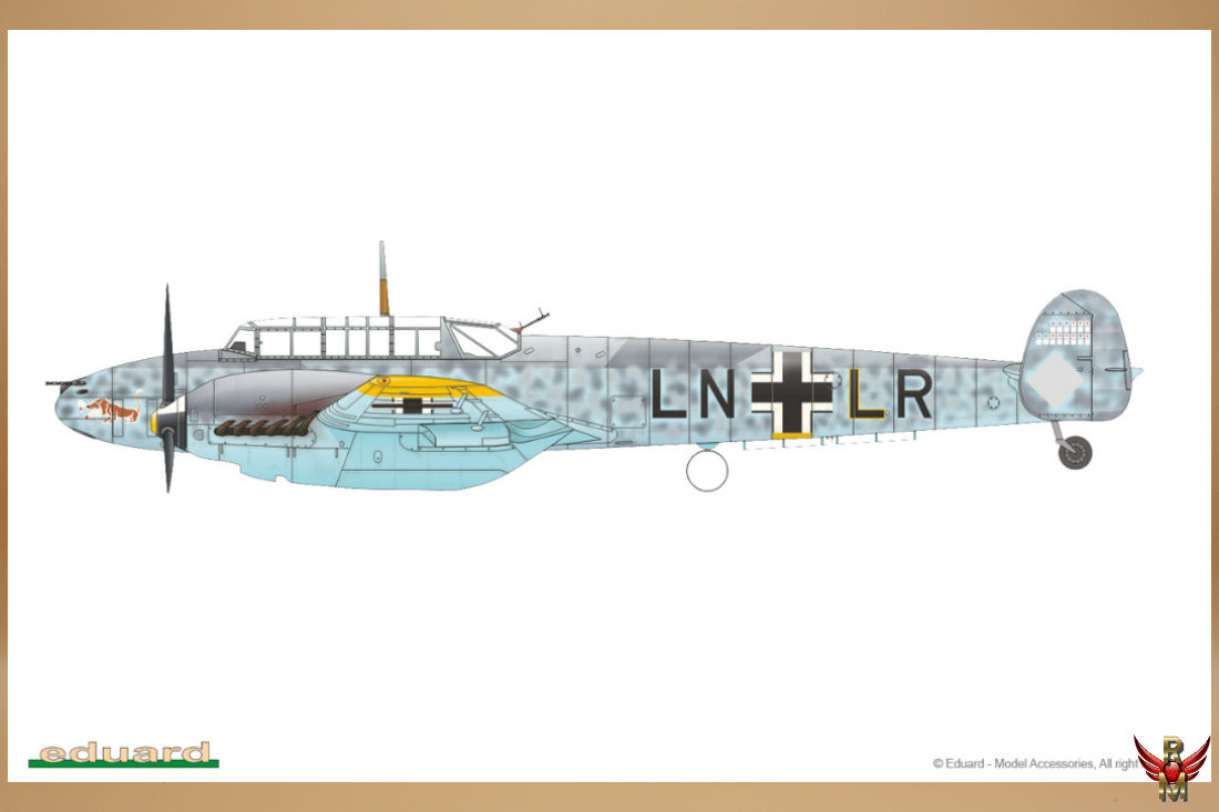 Eduard 1/72 Bf 110E ProfiPack
