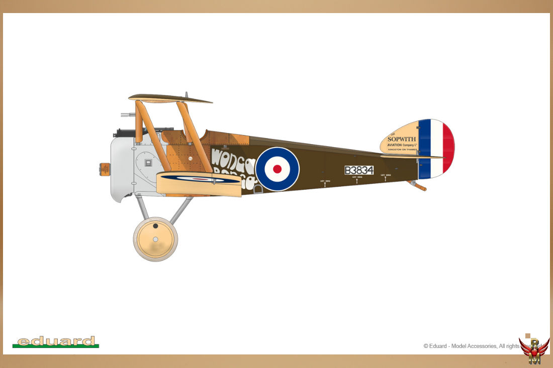 Eduard 1/48 Sopwith F 1 Camel (Clerget) ProfiPack