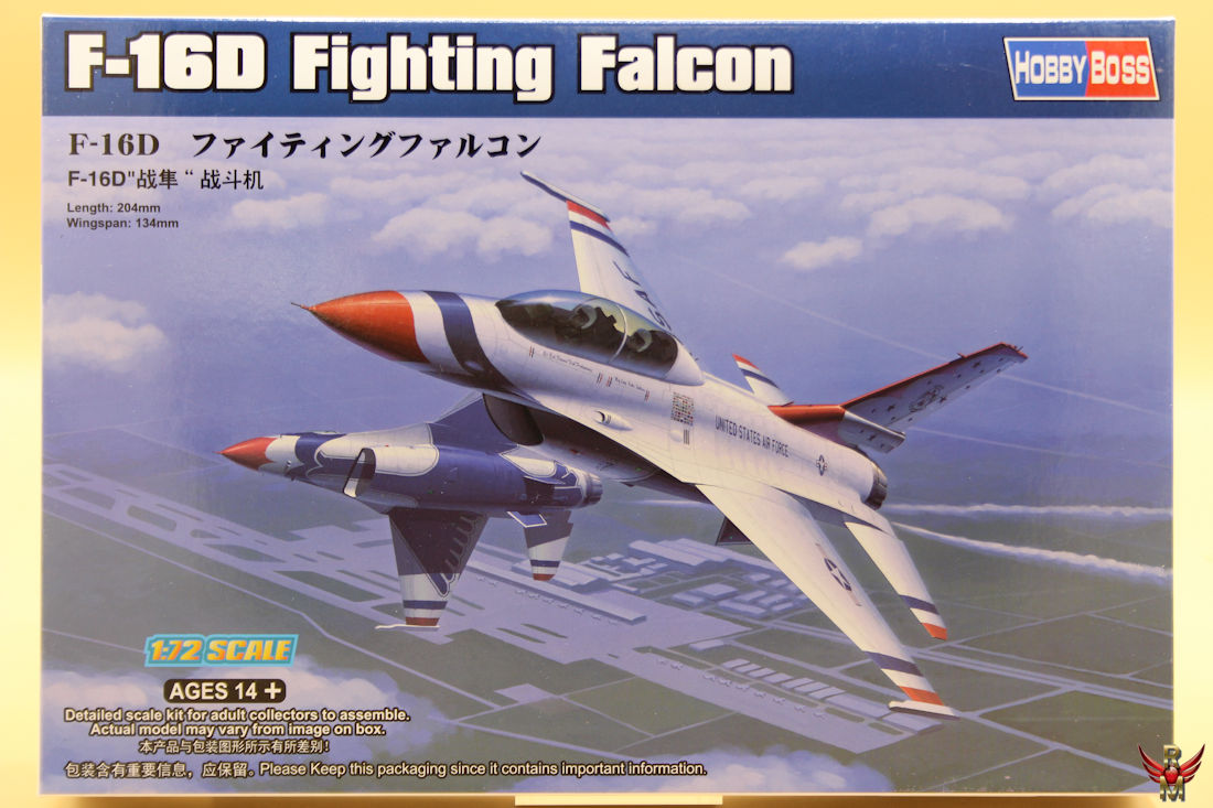 HobbyBoss 1/72 F-16D Fighting Falcon
