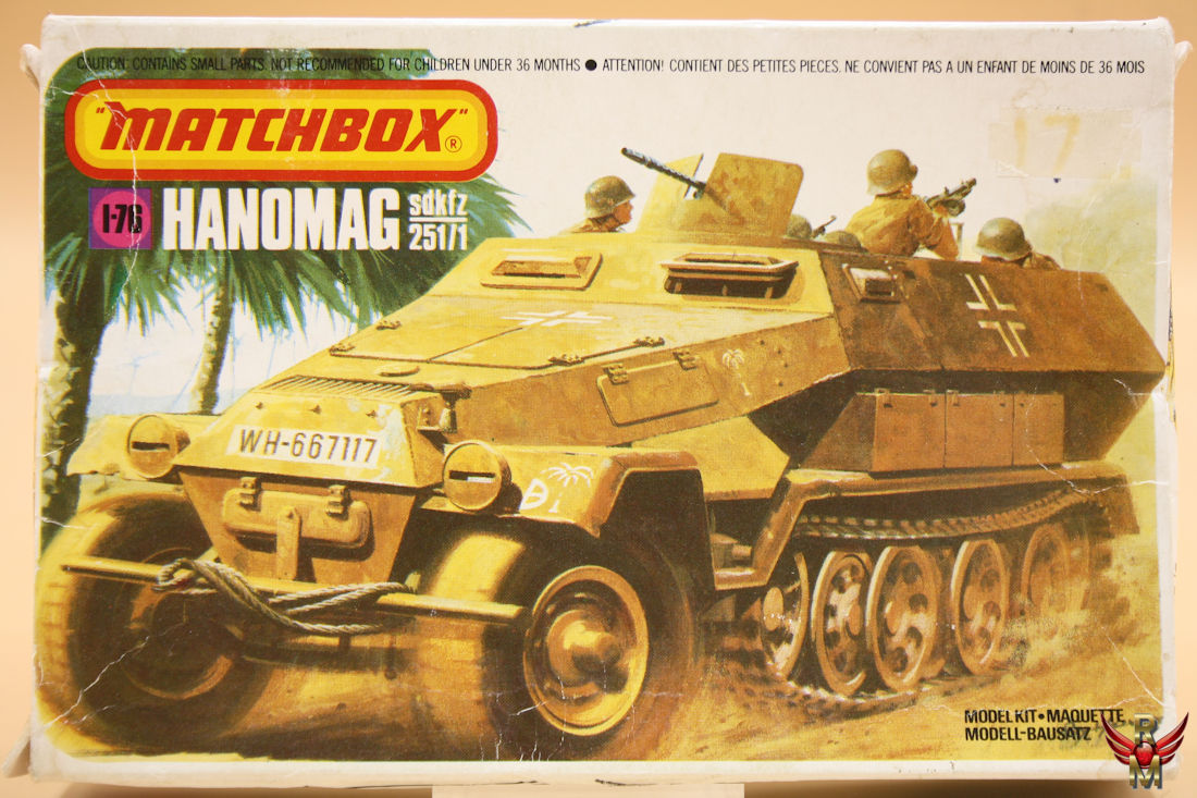 Matchbox 1/76 Hanomag Sd Kfz 251/1 -