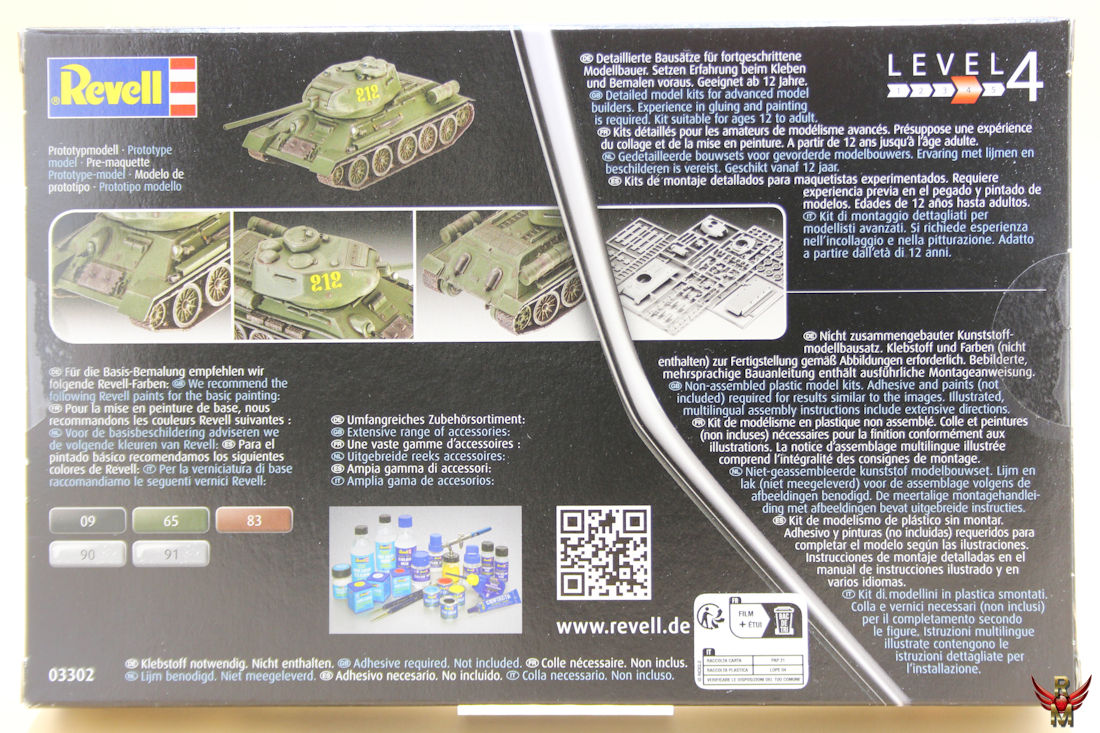 Revell 1/72 T-34/85
