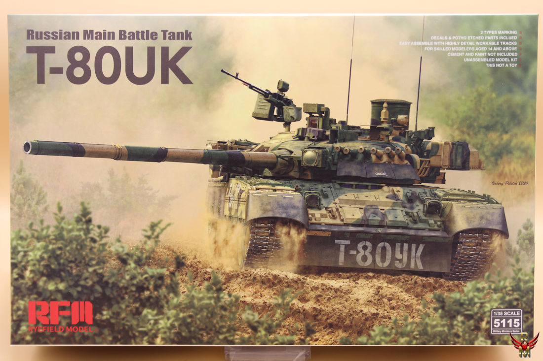 RFM Ryefield Model 1/35 Russian Main Battle tank T-80UK