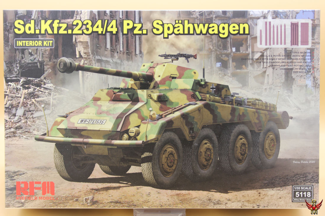 RFM Ryefield Model 1/35 Sd Kfz 234/4 Pz Spähwagen