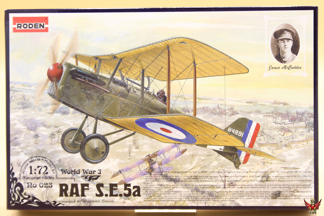 Roden 1/72 RAF SE 5a with Hispano Suiza