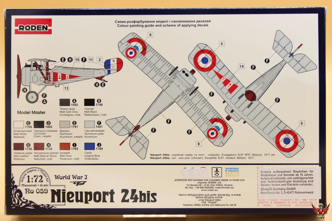 Roden 1/72 Nieuport 24bis