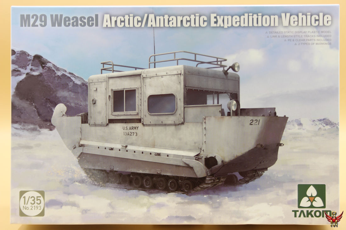Takom 1/35 M29 Weasel Arctic/Antarctic Expedition Vehicle