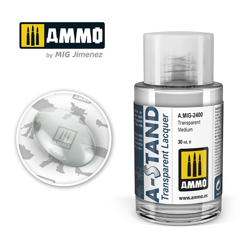 AMMO A-STAND 2400 TRANSPARENT MEDIUM 30ML JAR