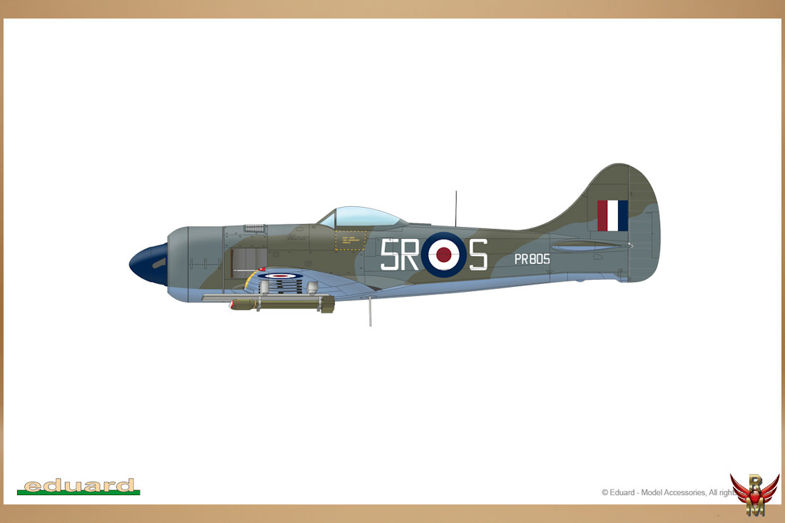 Eduard 1/48 Tempest Mk II late version ProfiPack