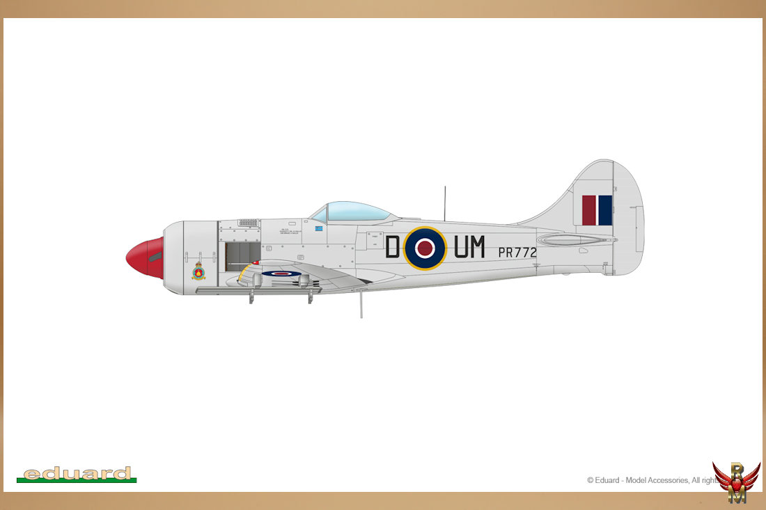 Eduard 1/48 Tempest Mk II late version ProfiPack