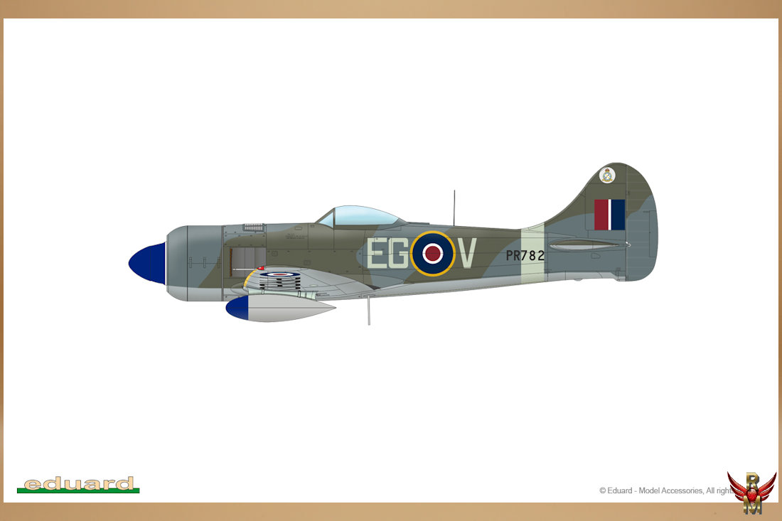 Eduard 1/48 Tempest Mk II late version ProfiPack