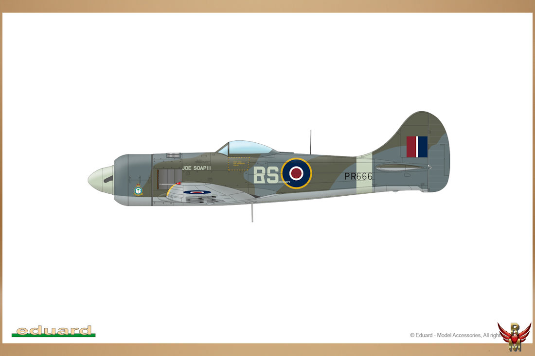 Eduard 1/48 Tempest Mk II late version ProfiPack