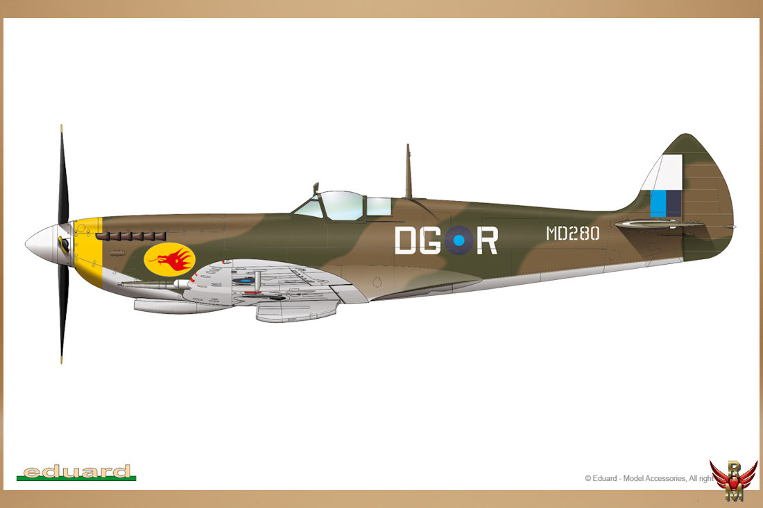 Eduard 1/48 Spitfire Mk VIII ProfiPack