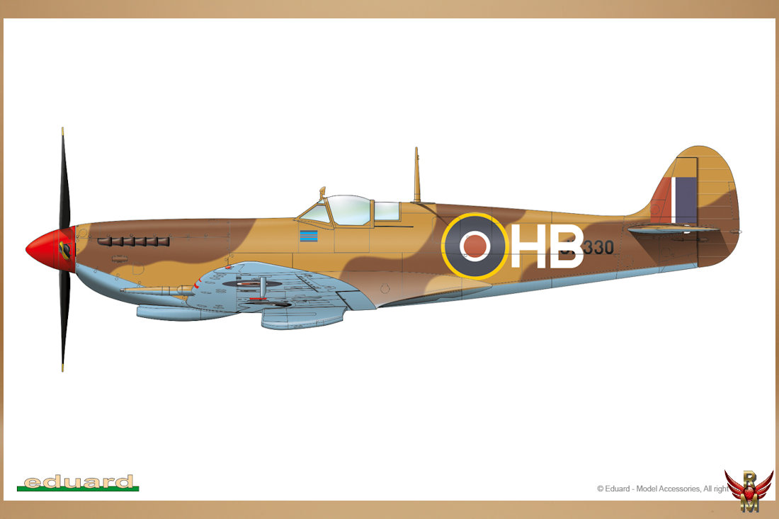 Eduard 1/48 Spitfire Mk VIII ProfiPack