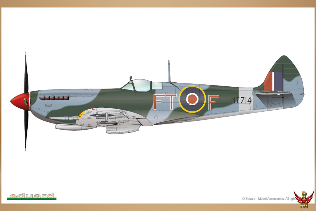 Eduard 1/48 Spitfire Mk VIII ProfiPack