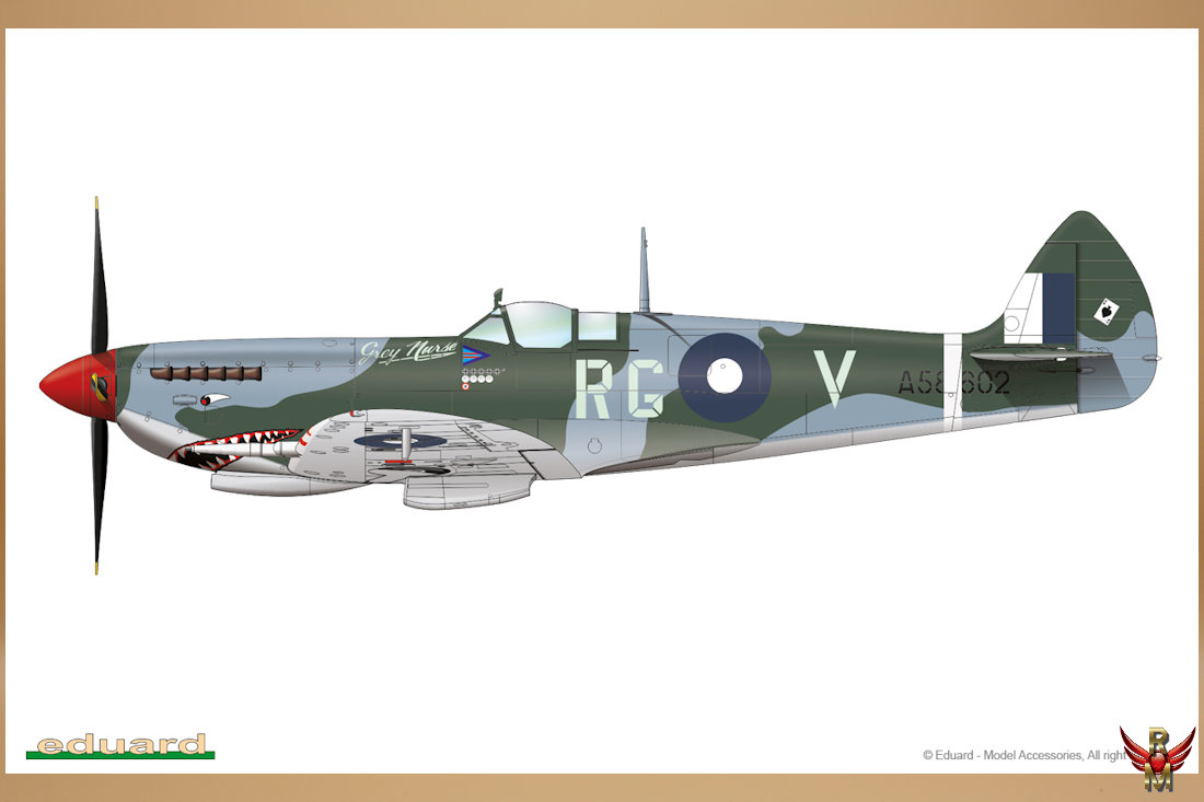 Eduard 1/48 Spitfire Mk VIII ProfiPack