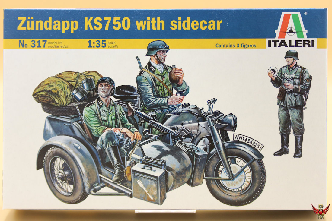 Italeri 1/35 Zündapp KS750 with sidecar