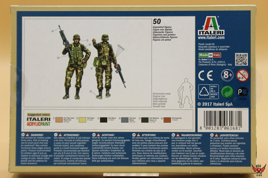 Italeri 1/72 US Infantry 1980s