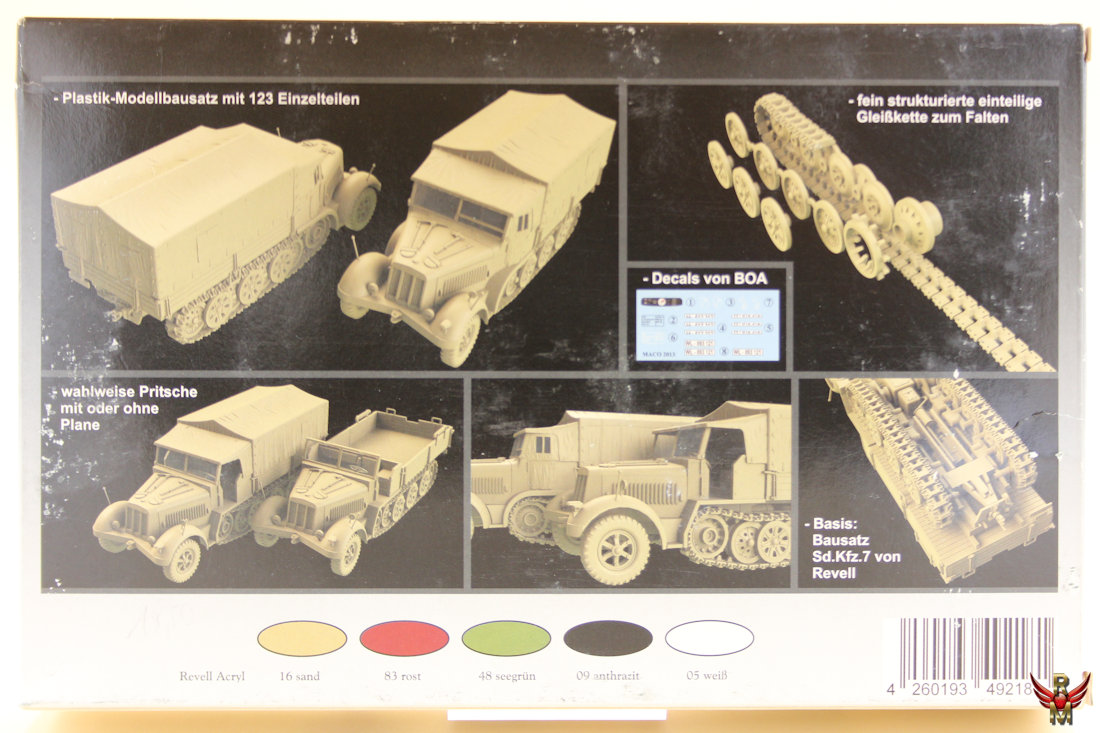MACO 1/72 Sd Kfz 7 späte Produktion