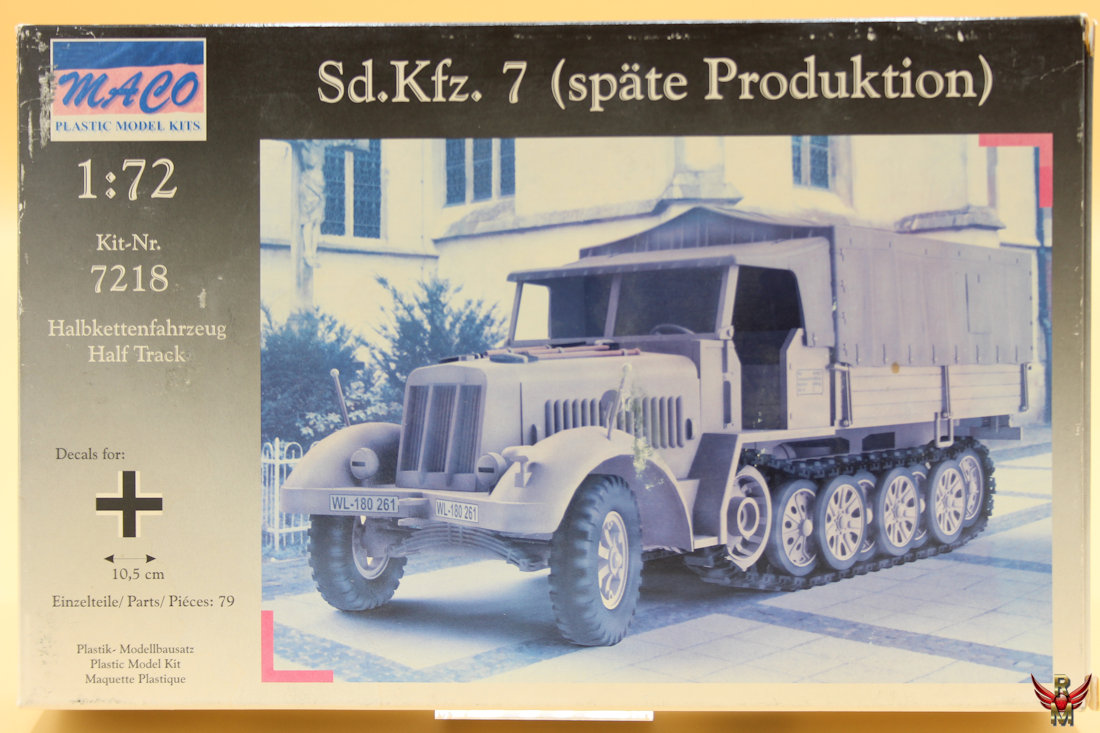 MACO 1/72 Sd Kfz 7 späte Produktion