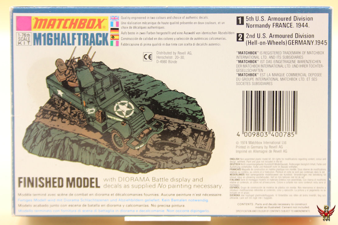 Matchbox 1/76 M16 Halftrack
