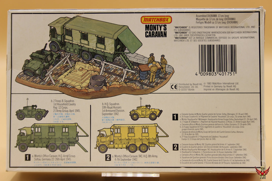 Matchbox 1/76 Monty's Caravan La Caravane de Monty