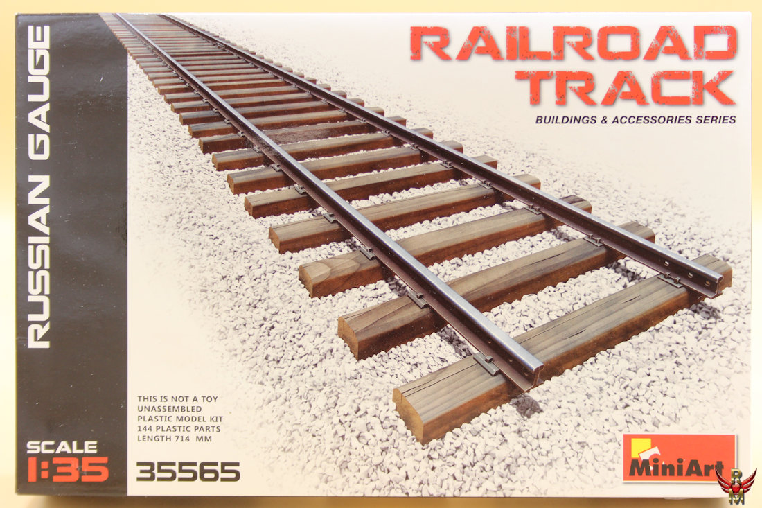 MiniArt 1/35 Railroad Track Russian Gauge