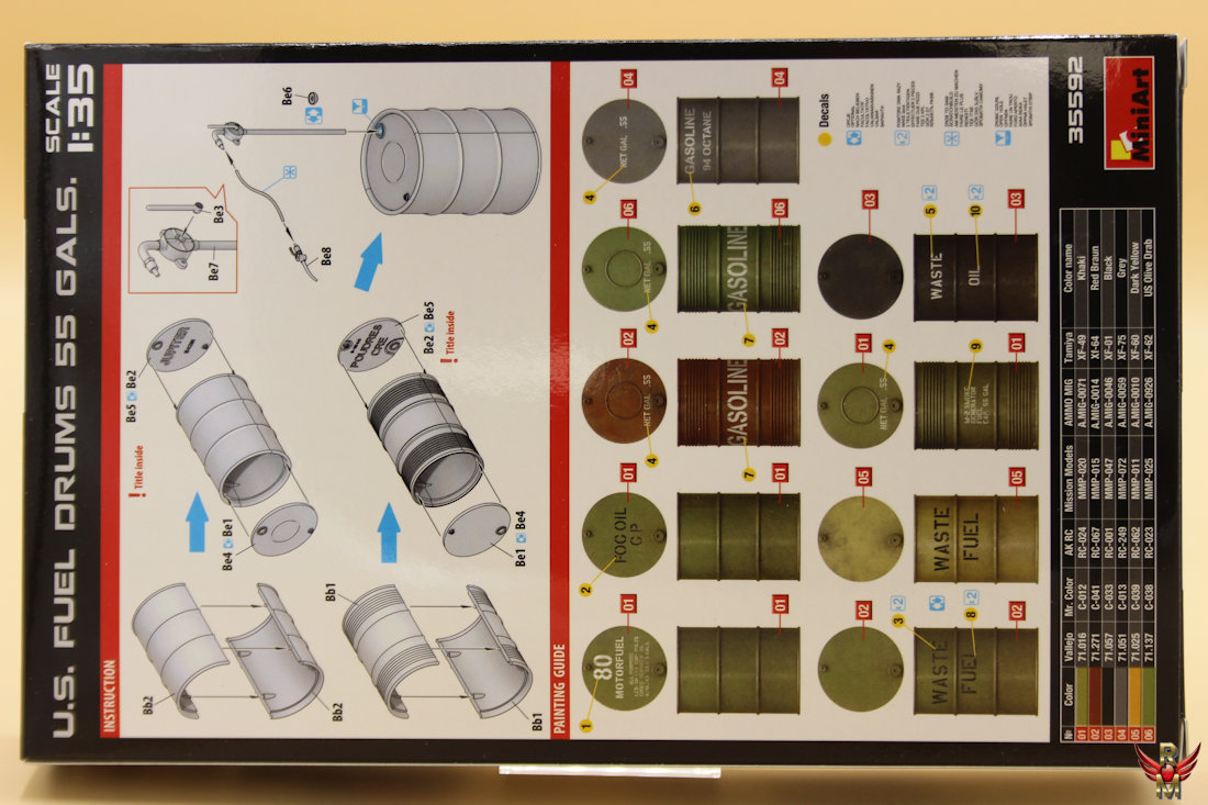 MiniArt 1/35 US Fuel Drums 55 gals.