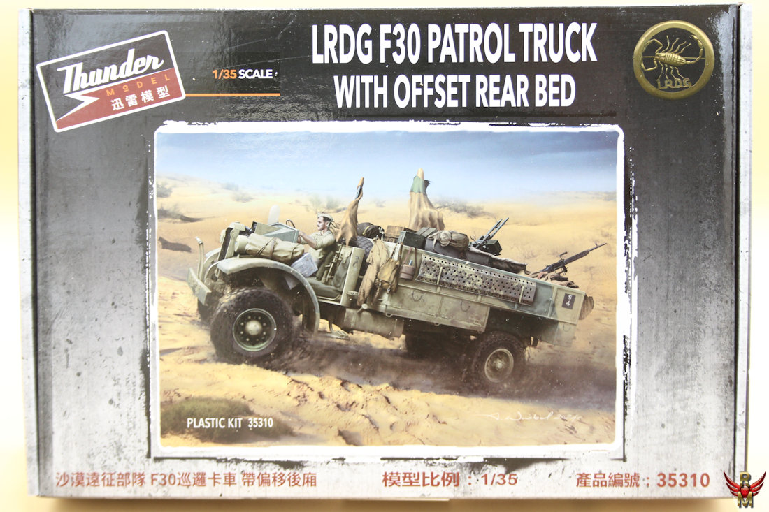 Thunder Model 1/35 LRDG F30 Patrol Truck with Offset Rear Bed