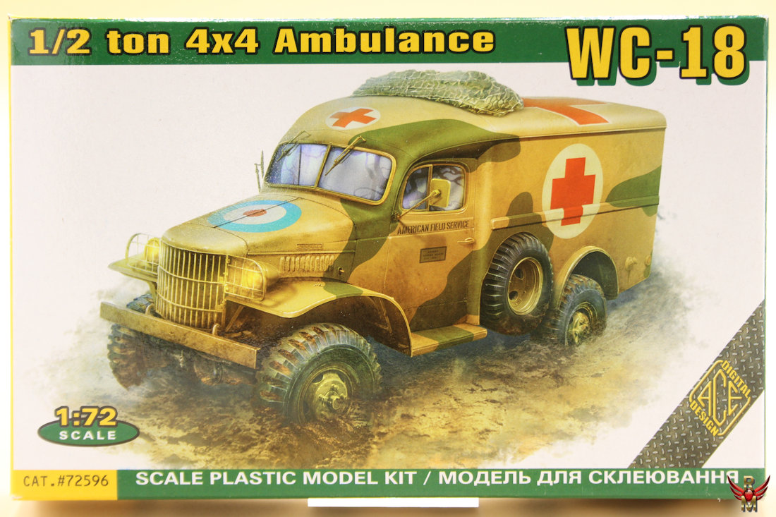 ACE 1/72 1/2 Ton 4x4 Ambulance WC-18