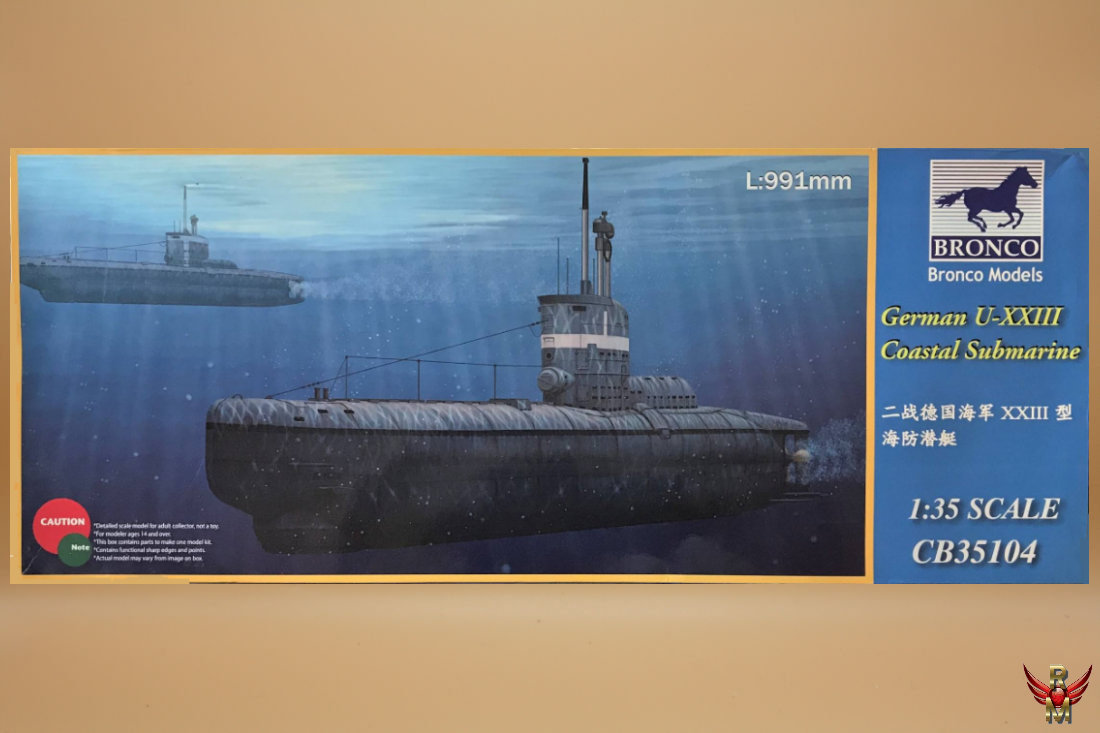 Bronco 1/35 German U-XXIII Coastal Submarine