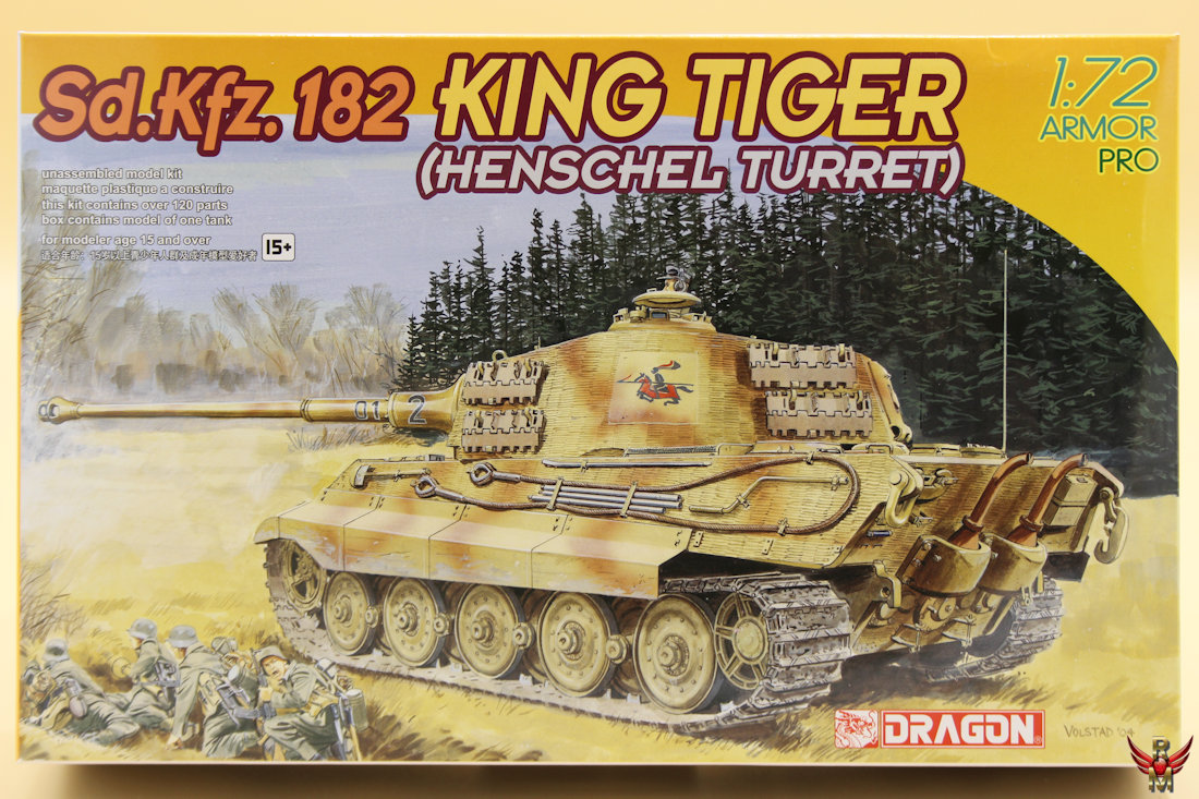 Dragon 1/72 Sd Kfz 182 King Tiger Henschel Turret