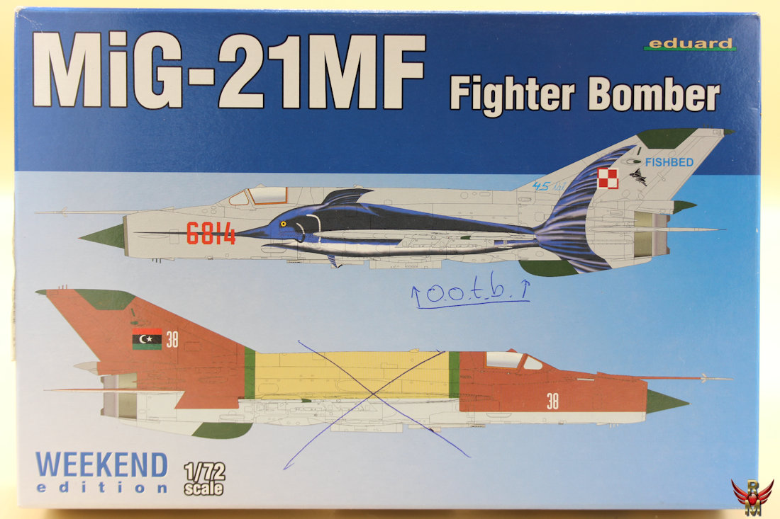 Eduard 1/72 MiG-21MF Fighter-Bomber Weekend Edition