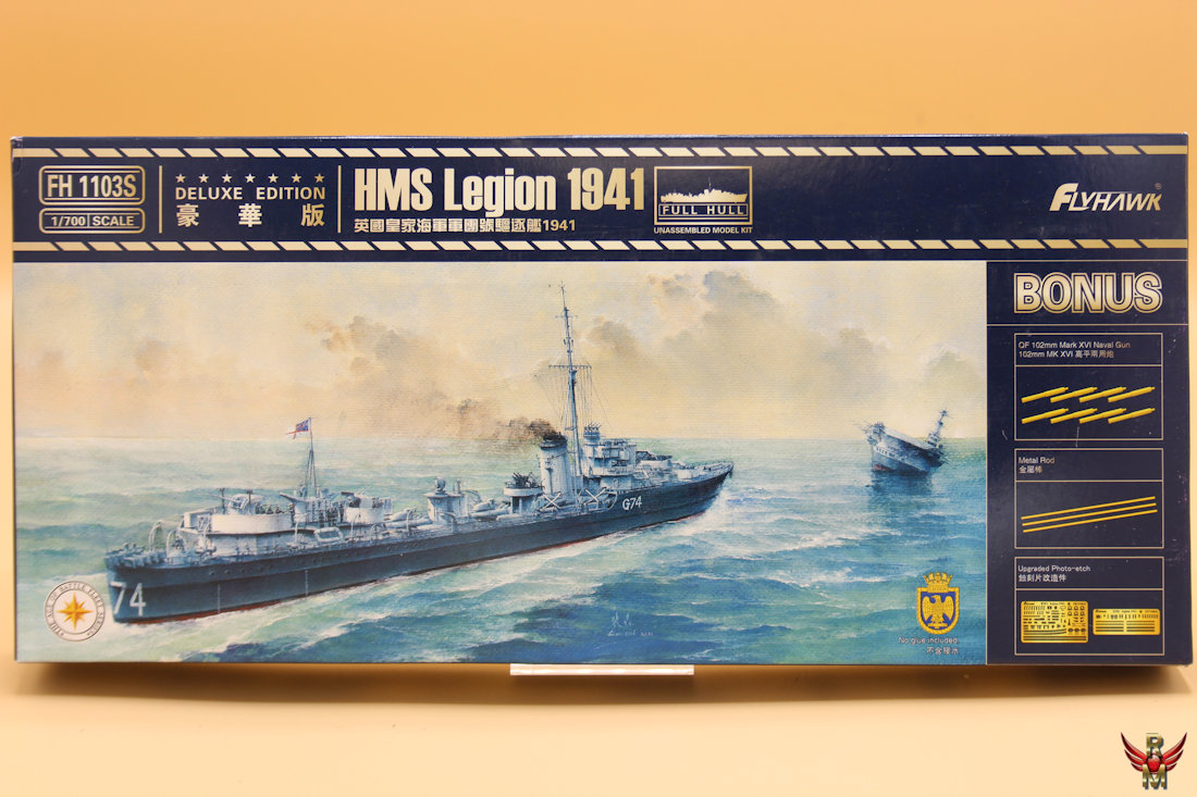 Flyhawk 1/700 HMS Legion 1941 Deluxe Edition