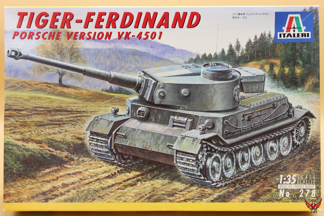 Italeri 1/35 Tiger-Ferdinand Porsche Version VK-4501