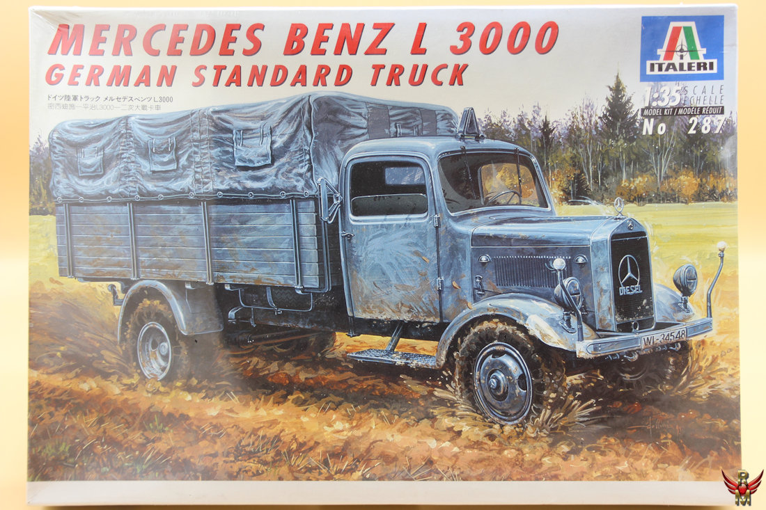 Italeri 1/35 Mercedes Benz L 3000 German Standard Truck