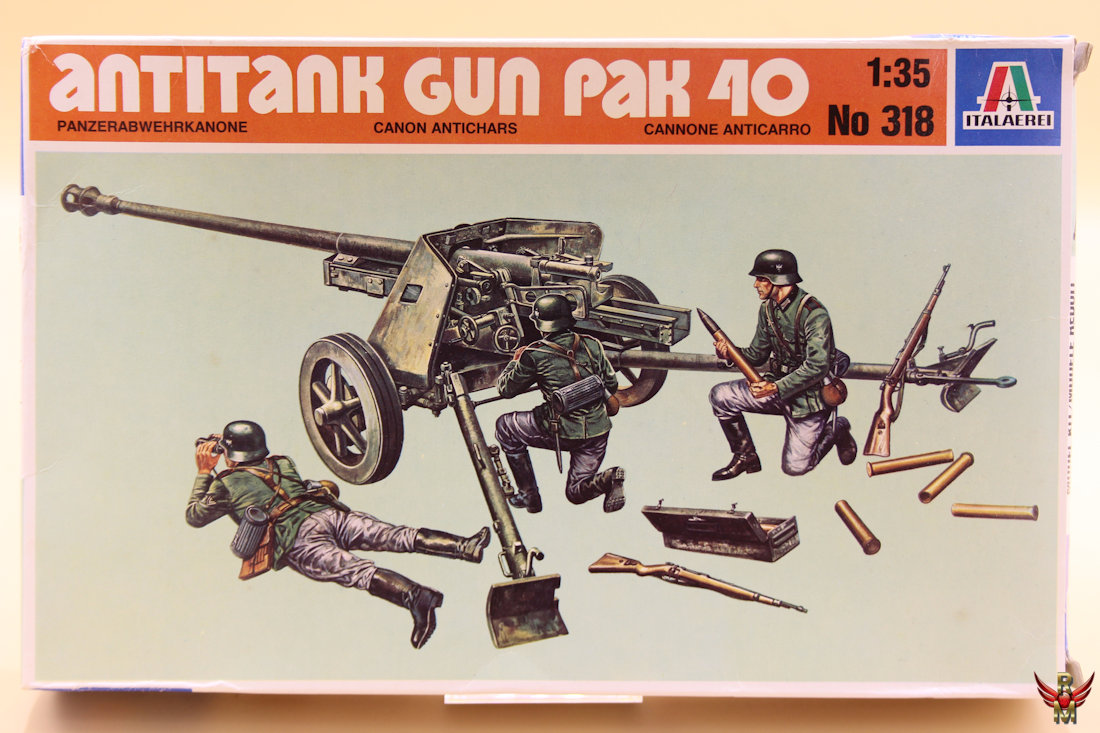 Italeri 1/35 Antitank Gun PAK 40