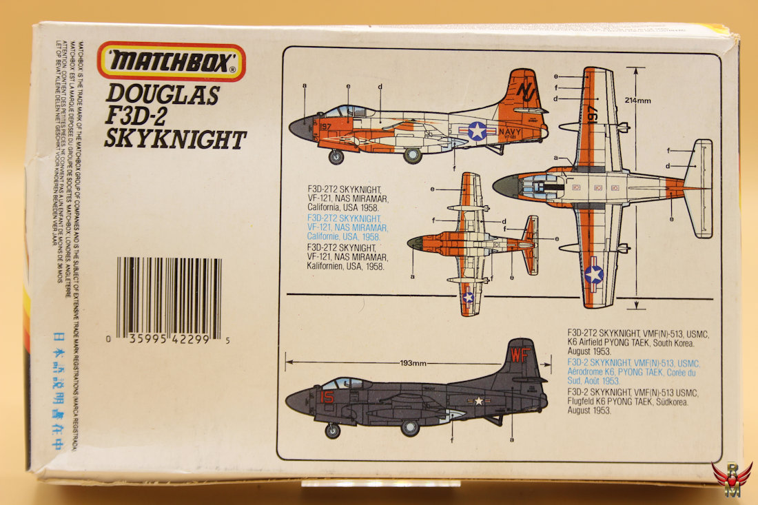 Matchbox 1/72 F3D-2 Skyknight