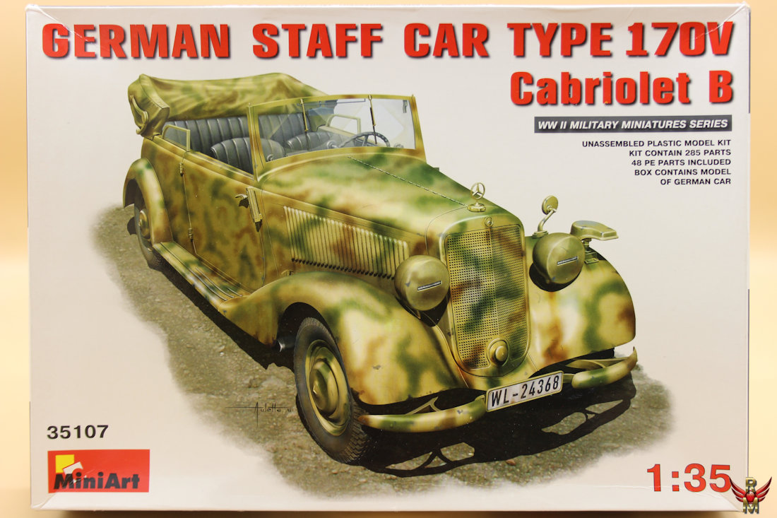 MiniArt 1/35 German STAFF CAR Type 170V Cabriolet B