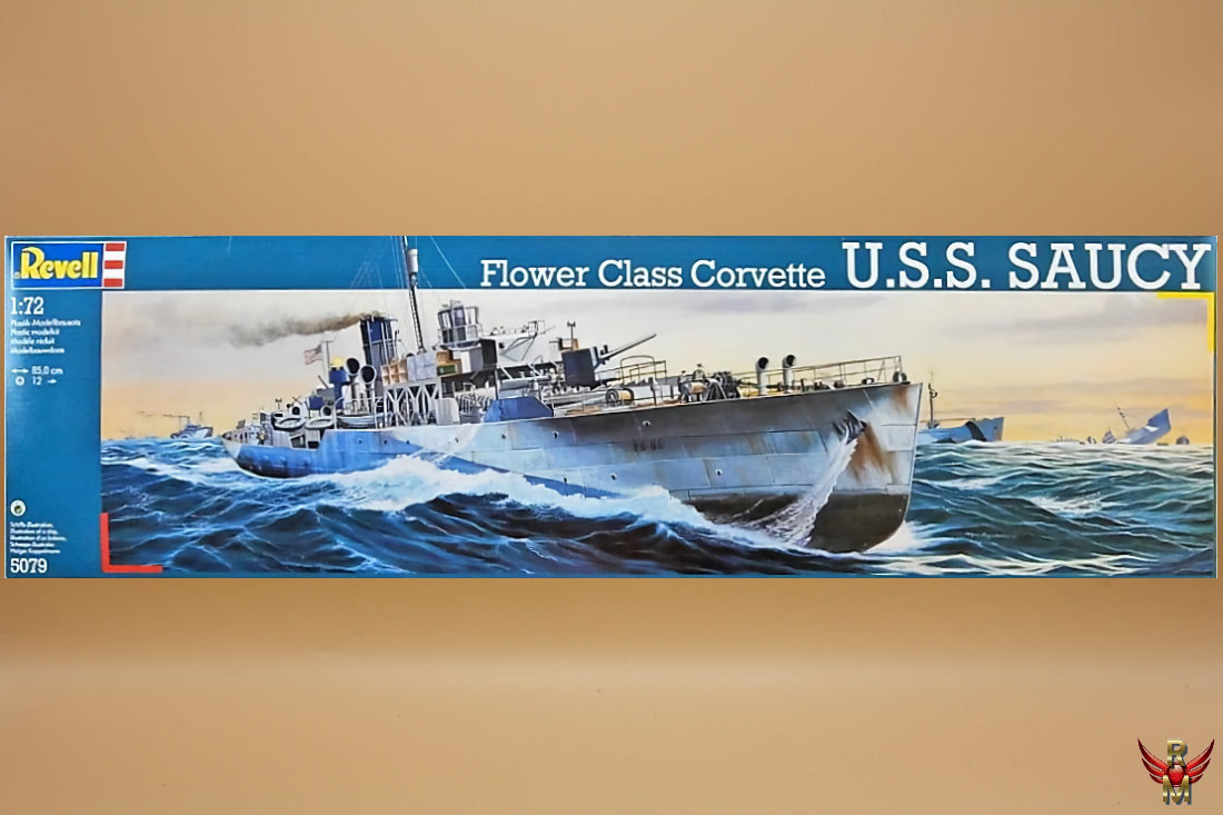 Revell 1/72 Flower Class Corvette USS Saucy
