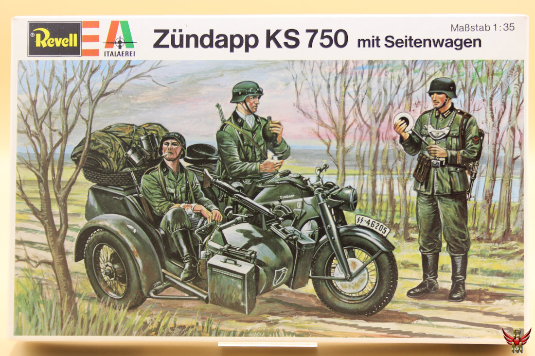 Revell/Italeri 1/35 Zündapp KS 750 mit Seitenwagen