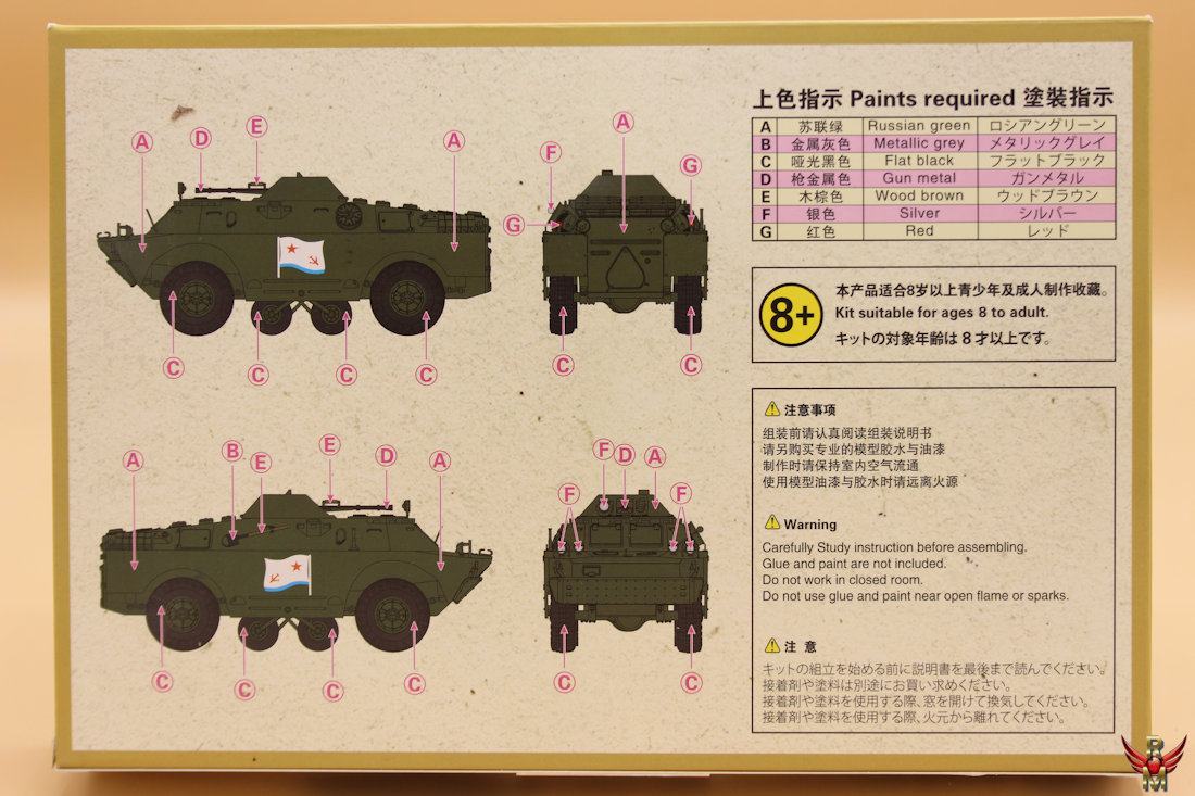 S-Model 1/72 BRDM-2 Armoured Scout Car (Late Production)