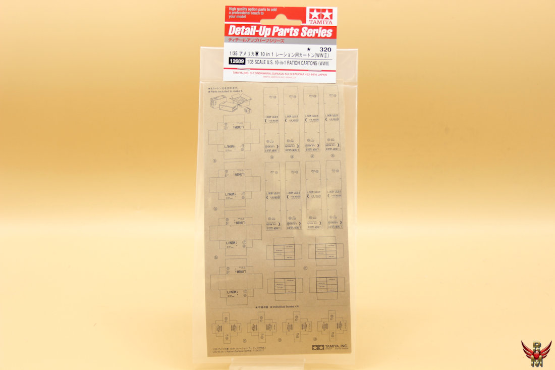 Tamiya 1/35 US 10 in 1 Ration Cartons WWII