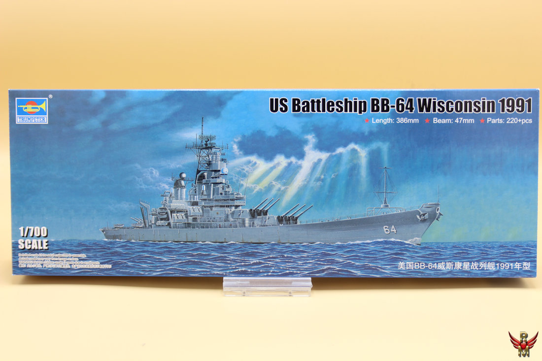 Trumpeter 1/700 US Battleship BB-64 Wisconsin 1991