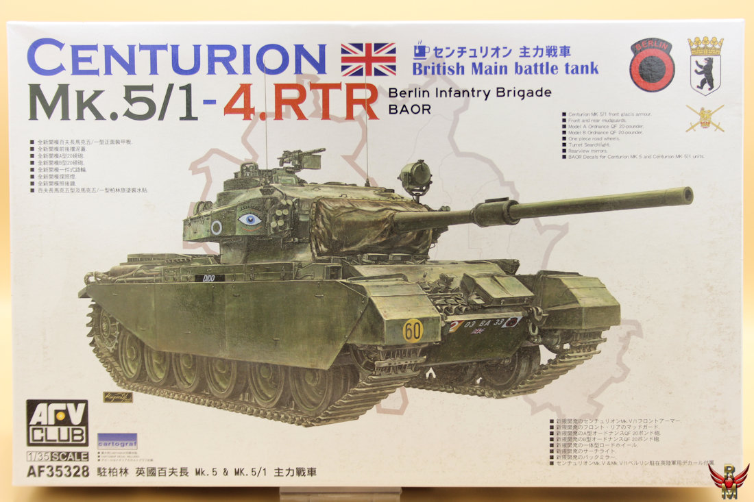 AFV Club 1/35 Centurion MK 5/1- 4 RTR Berlin Infantry Brigade