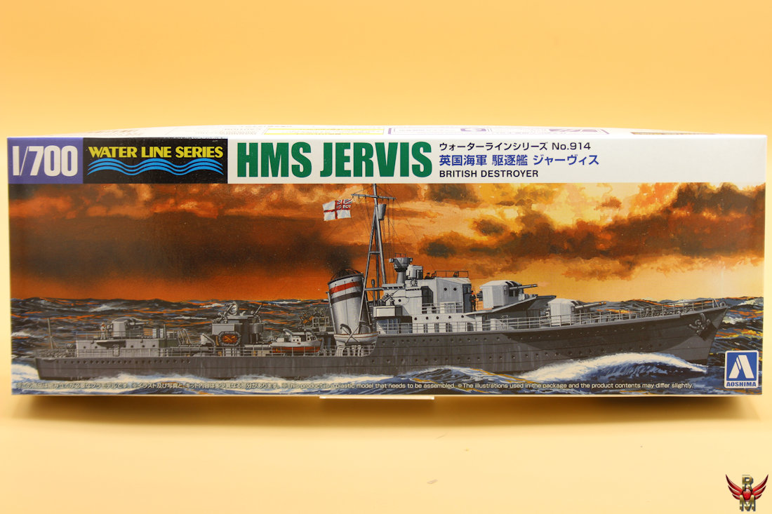 Aoshima 1/700 HMS Jervis British Destroyer water line series